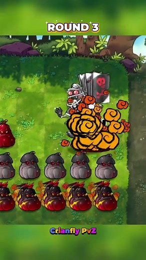 Squash vs. Ultimate Black Olive in Plants vs. Zombies
