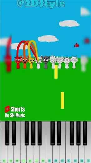 Sprunki Bob Opera 🎤 ColorMixing Song ‪@2DStyle‬ - Piano Tutorial