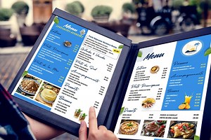 Editable Restaurant Menu Template | Canva Food Menu | Modern Café & Restaurant Menu | Instant Download - Etsy