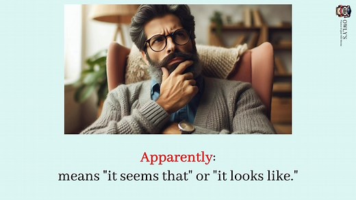 Understanding the Meaning of Apparently | Learn English Vocabulary