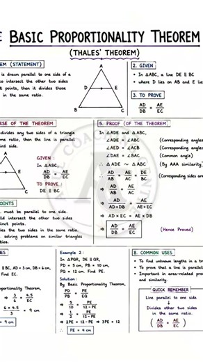 Class 10th Important Math Formulas | All Chapters Formula List | CBSE Board 2026–27