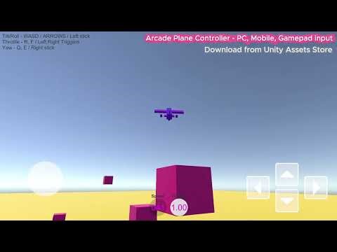 Arcade Plane Controller - PC, Mobile, Gamepad input