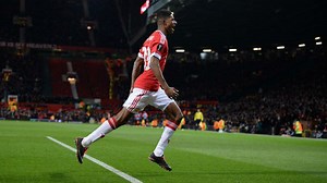 Los dos goles de Rashford al Midtjylland