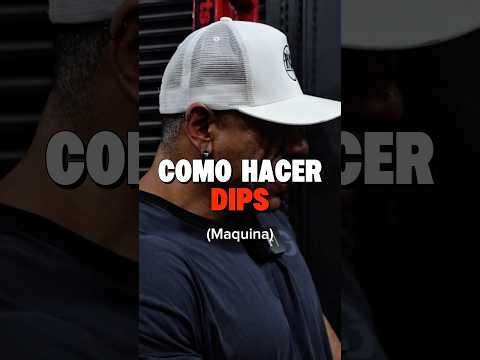 How To Do Dips (machine)