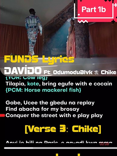 Davido Funds Lyrics Featuring ODUMODUBLVCK & Chike