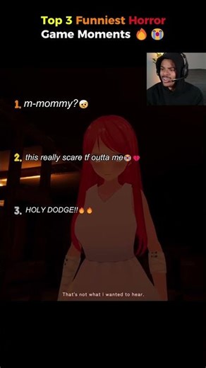 Top 3 Funniest Horror Game Moments (MOMMY) #horrorgame #vr #funny