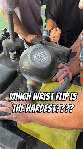 LeRoy THE MACHINE Walker on Instagram: "Want to strength the grip & wrist? Add in kettle bell flips to your grip workouts. There are posted 3 of my favorites. Sideways. Banded. Paused. Out of the 3, which one seemed like it would be the hardest to do? Dip a comment below!! @wrist_cracker @get.crackd @serioussteelfitness @chalklessgrip #strengthtraining #gripstrength #gymmotivation"