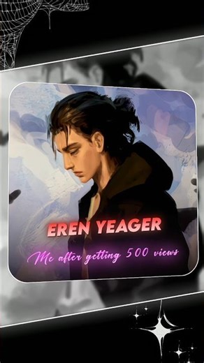 1-2 Hours of Editing vs 500 Views... 🥲 Eren Yeager Edit #shorts