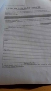 SUMMATIVE ASSESSMENT2.1 KNOWLEDGE QUESTIONNAIREInstructions... | Filo