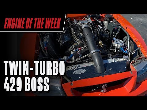 Twin-Turbo 429 Ford Boss Engine