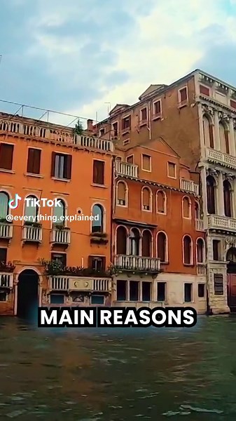 Venice is SINKING and this is why #venice #italy #facts #interesting #climatechange