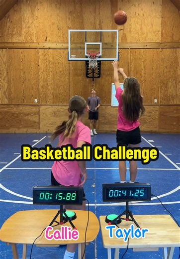 Who’s the best 3 point shooter in this basketball challenge?? #familygamenight #familyfun #gameswithfriends #basketball #sports