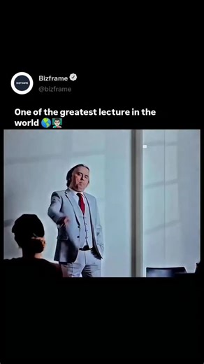 Bizframe | Business Stories on Instagram: "This scene is a clear example of adverse selection driven by asymmetric information. The professor knows the action is a test, while the students do not. This information gap creates asymmetry, forcing students to make decisions under uncertainty. To avoid personal risk, they choose individual safety (silence) instead of collective action (speaking up). That choice produces adverse selection: those most willing to challenge unfairness remove themselves,