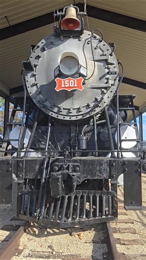 Frisco (SLSF) 4-8-2 mountain type steam locomotive 1501 in Rolla, Missouri, 2025