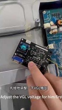 Como alterar a tensão VGL VGH da placa principal do T-CON embutida? Repair LED TV TCON Burning Tool