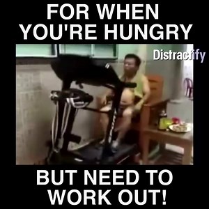 215K views · 1.4K reactions | This guy found the perfect way to eat while doing your cardio routines! | Distractify | Facebook