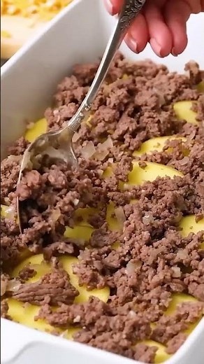 One Pot Meal | Hamburger Potato Casserole 🥔🍔