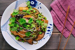 How To Make Cold Soba Noodle Salad with Sesame Dressing