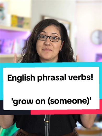Let's talk about this phrasal verb - 'grow on'. These words have a literal meaning as well, but when you use them as a phrasal verb, it means something totally different! Don't forget to like this video and follow me for more British English pronunciation, natural English, idioms, phrasal verbs, tips and more! #studyenglish #englishphrases #phrasalverb #phrasalverbs #howtopronounce #englishclass #englishvocabulary #britishenglish #naturalenglish #idioms #englishteacher #englishlanguagelearning #