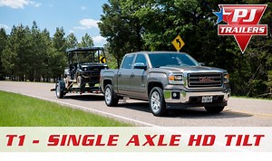 23K views · 353 reactions | NEW PRODUCT! Yesterday we launched the brand new Single Axle HD Tilt (T1) by PJ Trailers. The T1 is absolutely loaded with standard features. In this video we will show you what makes the T1 so special. Learn more at www.pjtrailers.com/detail.cfm?ID=T1 | PJ Trailers | Facebook
