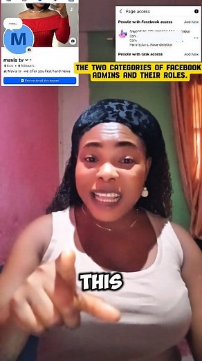 The two categories of Facebook admins and their roles. #facebooktips #facebooktutorial #fypシ゚viralシfypシ゚ | Mavis corner