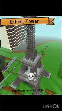 how to build a eilffertower in Minecraft #minecraft #eilffertower #tower