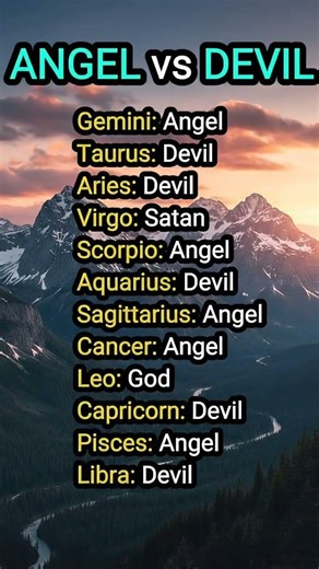 angel vs devil