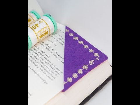 DIY Corner Bookmarks with Presencia Thread