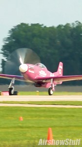 @vickybenzing in her P-51 Mustang "Plum Crazy" takeoff to start her display at @eaa AirVenture 2024! #justlisten #p51 #p51mustang #wwii #warbird #plumcrazy #vickybenzing #takeoff #eaa #AirVenture #osh24osh24 #oshkosh #airshow #airshowstuff | AirshowStuff