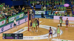 Fever’s defence on Fire against Firebirds in the Suncorp Super Netball League 🔥 Fran Williams now tops the rebounds charts following her performance & how good was this intercept from Ruth Aryang?!🙌 Catch up on NetballPass👇 https://bit.ly/3UXevaA | World Netball