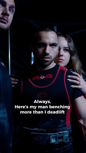 Amèle Lahlou | Athlète & Entrepreneuse on Instagram: "« He benches my deadlift » final boss. @mini__mat ❤️‍🔥 #athlete #powerlifting #lifestyle #fitcouple"