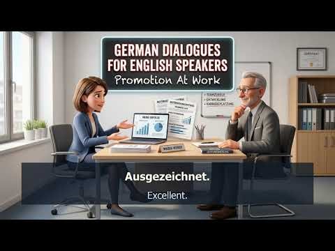 German Dialogues for English Speakers | Asking For A Promotion At Work | B2