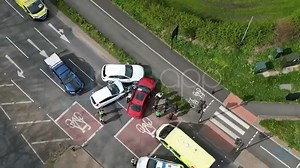 Multiple Vehicle Collision on Leeds Ring Road Causes Delays Emergency services are currently attending the scene of a multi-vehicle collision on Leeds Ring Road near Shadwell, causing partial road closures this afternoon. The incident, which occurred around 3 pm, involved a number of vehicles and has resulted in a partial closure of the Ring Road. Police and multiple ambulances are at the scene. The extent of any injuries and the cause of the collision are not yet known. Delays are expected in t