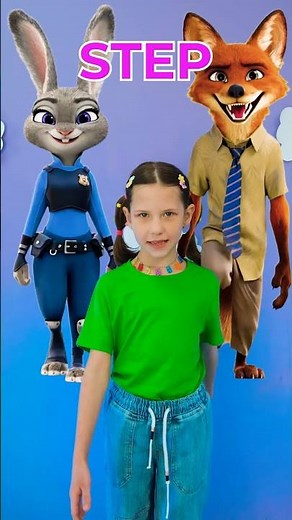 Learn Action Words! 🦊🐰 with Nick and Judy! ✨