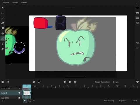 Making the main characters assets in the BFDI 26 FNF MOD...