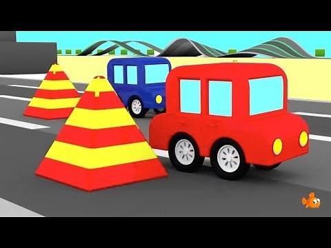 CAR RACE! - Car Cartoons for Kids - Cartoon compilations for children - Videos for kids