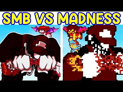 Friday Night Funkin': SMB VS Mario's Madness V2 (Power-Down, Demise but in SMB)