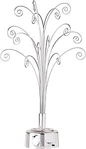Bard's 15 Arm Silver Ornament Stand, Tree, 18" H x 10" W x 10" D