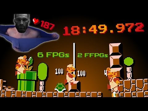 Super Mario Bros. Warpless Speedrun in 18:49.972 *WR*