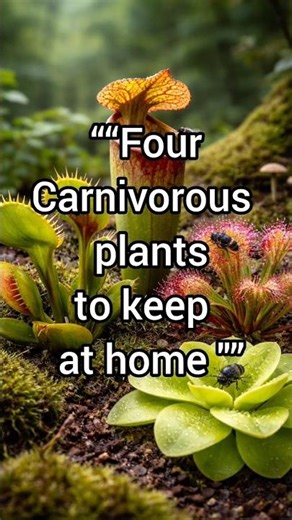 Top 4 Insect-Eating Plants You Can Grow at Home 🌿