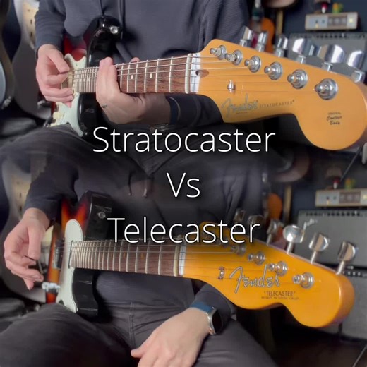 Stratocaster vs Telecaster … … … #fender #fenderguitars #fenderstratocaster #fendertelecaster #yogitheguitarist