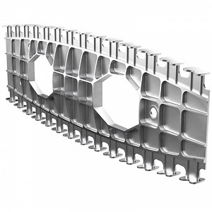[Hot Item] 5 Axis CNC Milling Aluminum 6061/7075 Aerospace Structural Aircraft Wing Rib