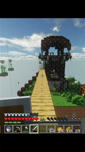 Snowy Mountain Jar in Minecraft World Is In a Jar