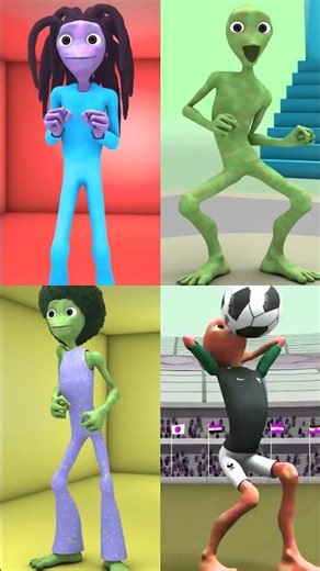 Dame Tu Cosita Alien Dance | All Variation Dame Tu Cosita Music Video