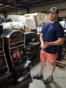 8.9K views · 158 reactions | Fresh off the truck from the Mohegan Sun Casino this morning. Keep in mind these machines will be cleaned up and fully refurbished prior to being shipped to you. Bally S9000 Black & White 5X Pay 5-Line Fireball Grenzy w/ 4th reel bonus In the money 3-reel $$$ SOLD $$$ Buy 1 for $1,495 , or take all 3 of these for $3,500 Feel free to contact me anytime (937)559-5656 James | Slot Machines ltd. | Facebook