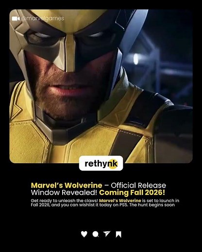 Marvel’s Wolverine – PS5 Exclusive Coming Fall 2026 | The Hunt Begins 🐺🔥
