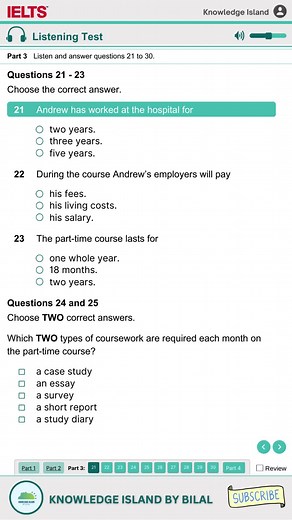 Computer Based IELTS Listening Practice Test | Cambridge IELTS Practice Test Bank Archives | Knowledge Island by Bilal #ielts #ieltslistening #knowledgeislandbybilal #computerbasedielts #ieltspreparation2024 #cdielts #idpielts #studyabroad #immigration #australia #usa #unitedkingdom #unitedstates #america #canada #nigeria #zimbawe #amritsar #punjab #tiktok #tiktoklongs #viraltiktok #trendingreel #trendingvideo #fypシ゚viral #fyp #foryoupage #tiktokcreators #education #listening #skills