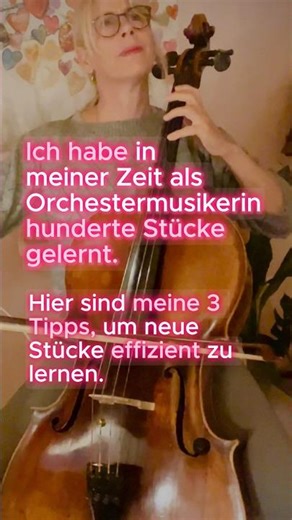 Effizient üben #cellounterricht #cellolernen #cello