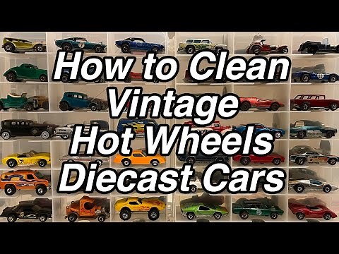 How to Clean Vintage Hot Wheels Diecast Cars!