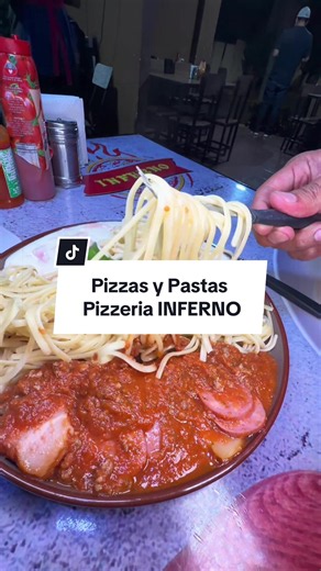 Deliciosas pastas y pizzas #pizza #pastaalfredo #pizzeria #Cochabamba @pizzeria INFERNO